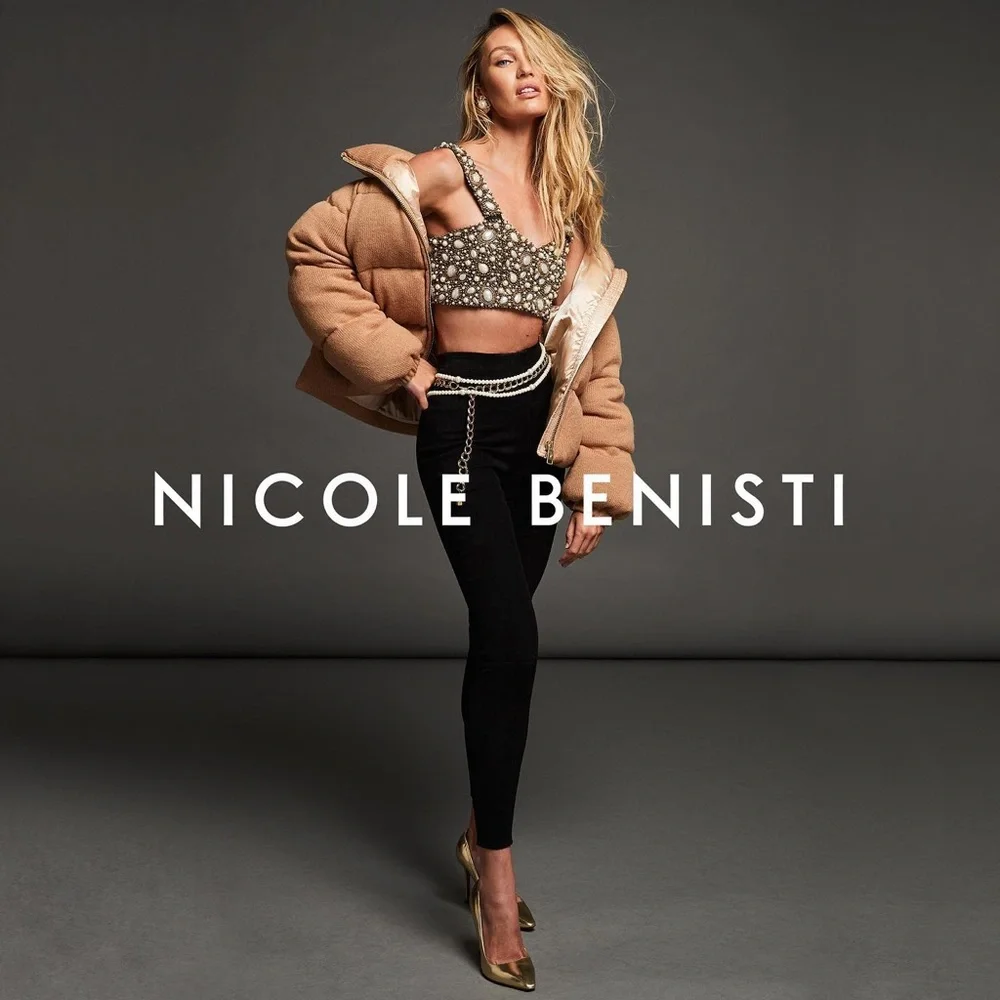 NICOLE BENISTI Kensington Cashmere Wool Down Puffer Coat in Rich Caramel - Picture 15 of 15